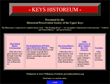 Tablet Screenshot of keyshistory.org